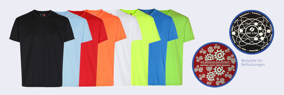 Funktionsshirts in vielen Farben